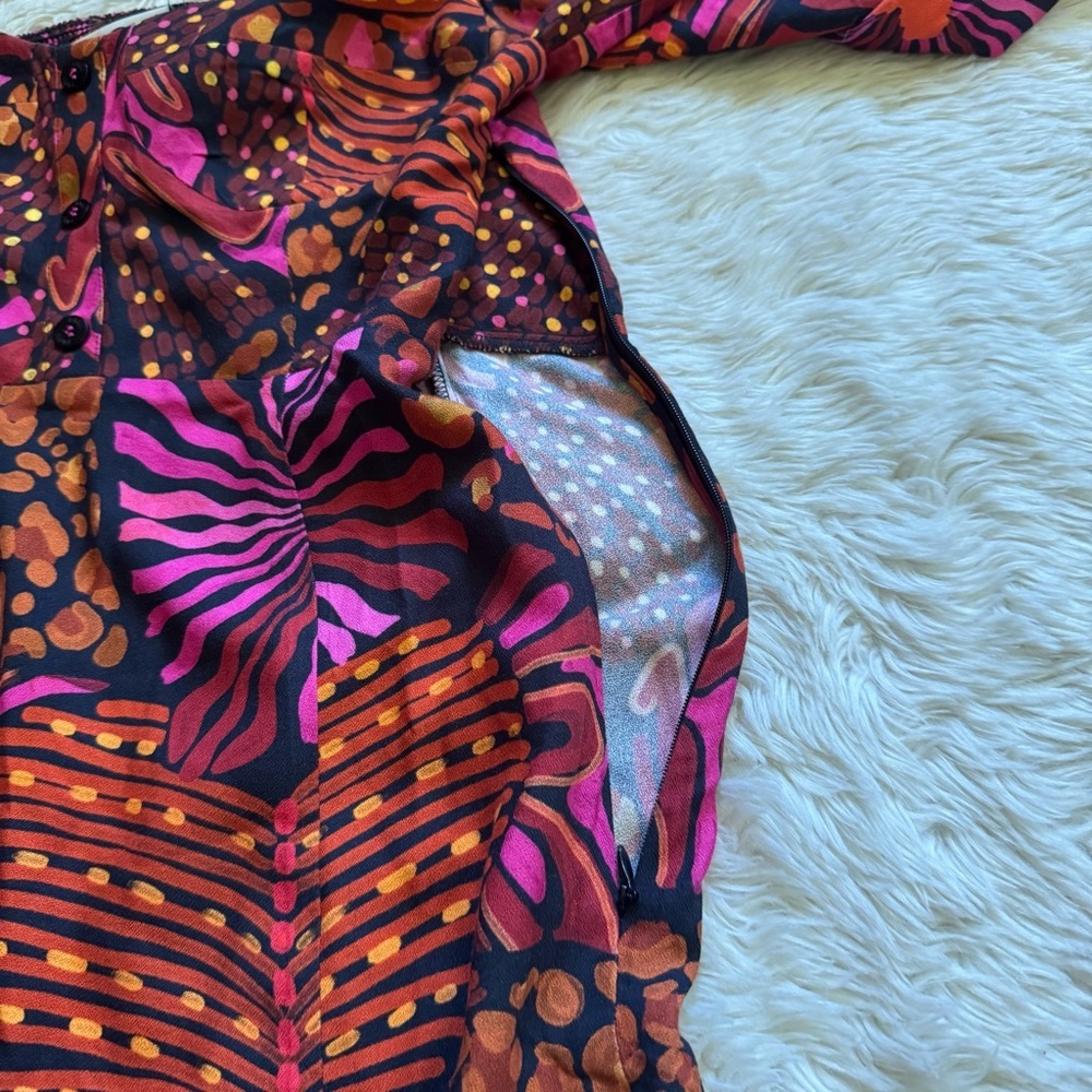 NWT Farm Rio Leopard Hearts Mini Dress - Size XS - Picture 6 of 8